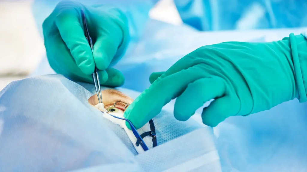 عمل آب مروارید (کاتاراکت)